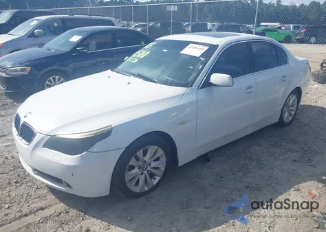 2005 BMW 530I из США, поврежденный, VIN WBANA73585B817387